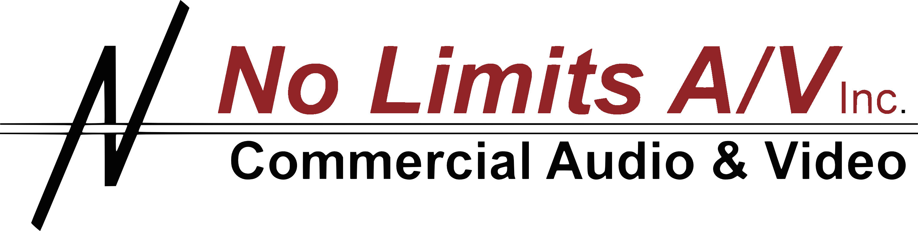 No Limits audio video logo